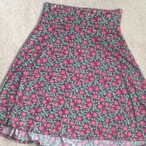 Lula Roe Azure midi skirt XL